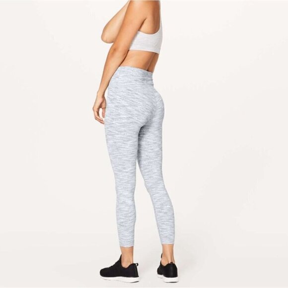 Lululemon Wunder Under Hi-Rise Tight Wee Are From Space Ice Grey Alpine size 2 - Picture 2 of 9